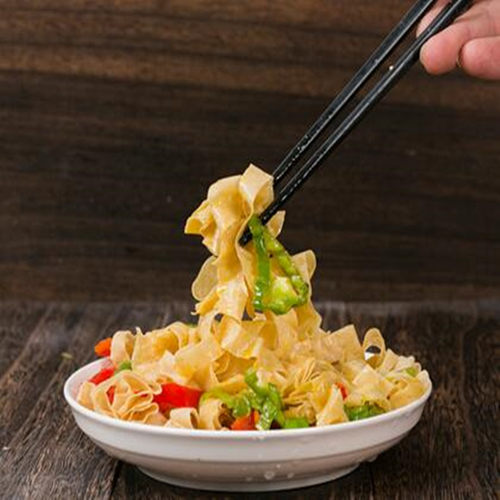 安徽特产蛋白肉阜阳豆皮农家纯大豆制作人造肉素肉豆腐皮凉拌炒菜 - 图1