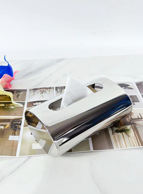 不锈钢客厅洗脸纸巾盒