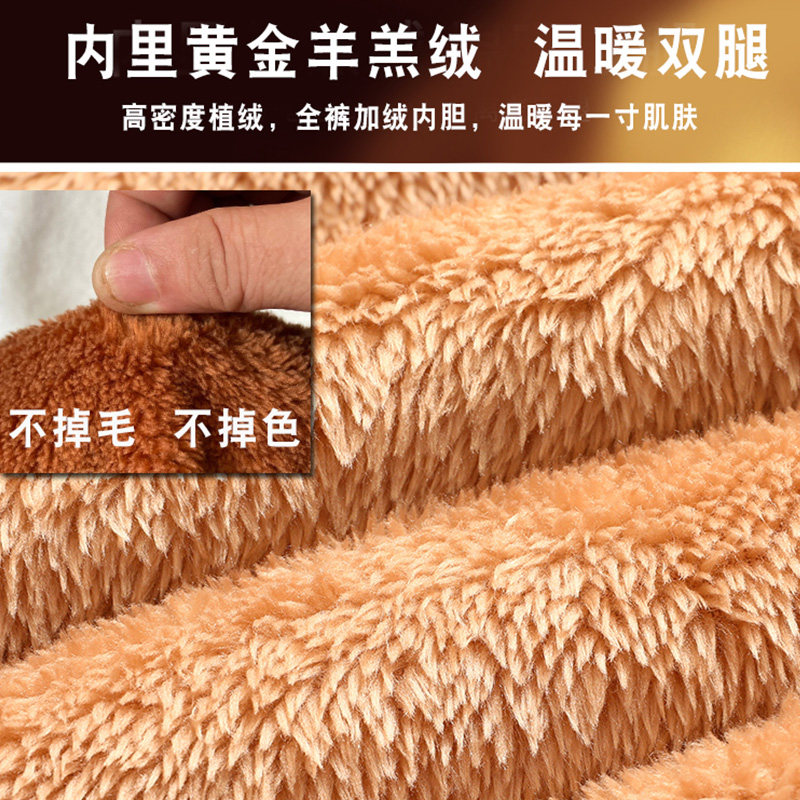 棉裤男冬季加厚外穿加绒秋冬中老年裤子爸爸装爷爷宽松高腰保暖裤,淘宝优惠券,粉丝福利购,淘宝优惠卷