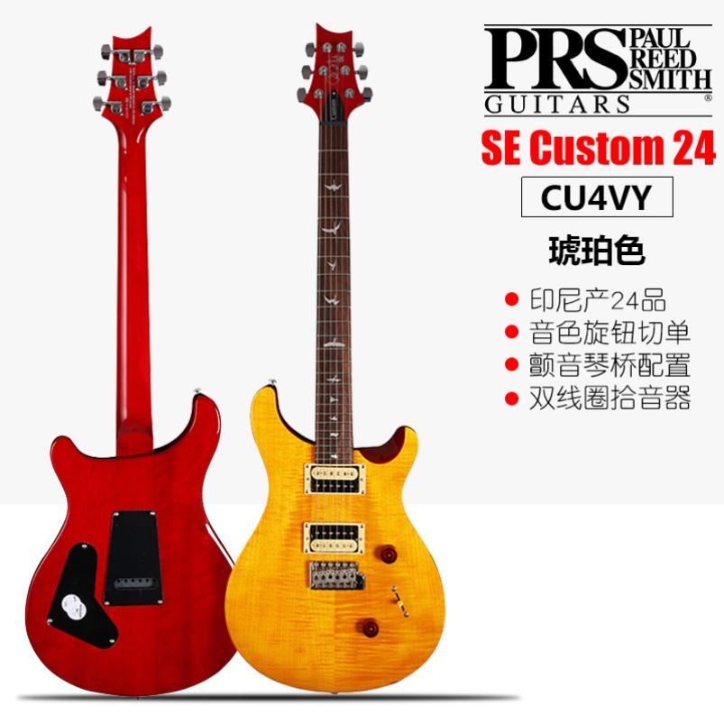 PRS电吉他SECustom24STANDARDST22ST24品单双摇专业级套装 - 图1