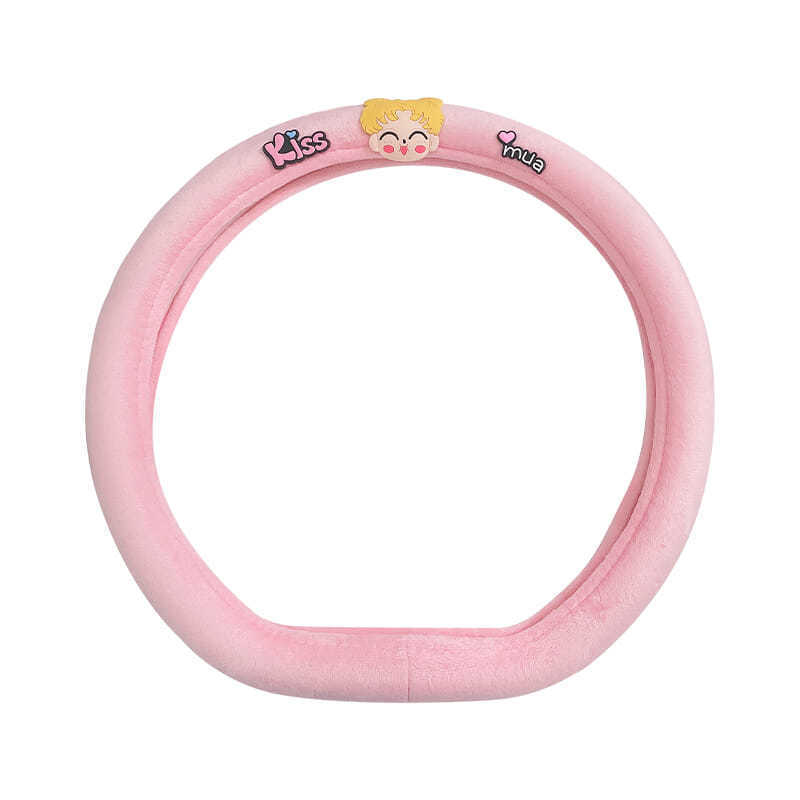 五菱宏光mini方向盘套可爱卡通车内把套迷你专用马卡龙方向盘内饰 - 图1