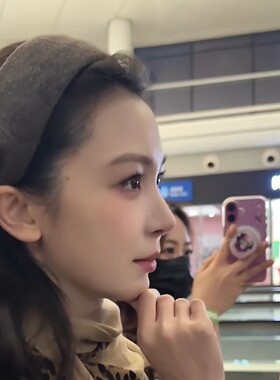 易梦玲同款羊毛针织超亲肤发箍