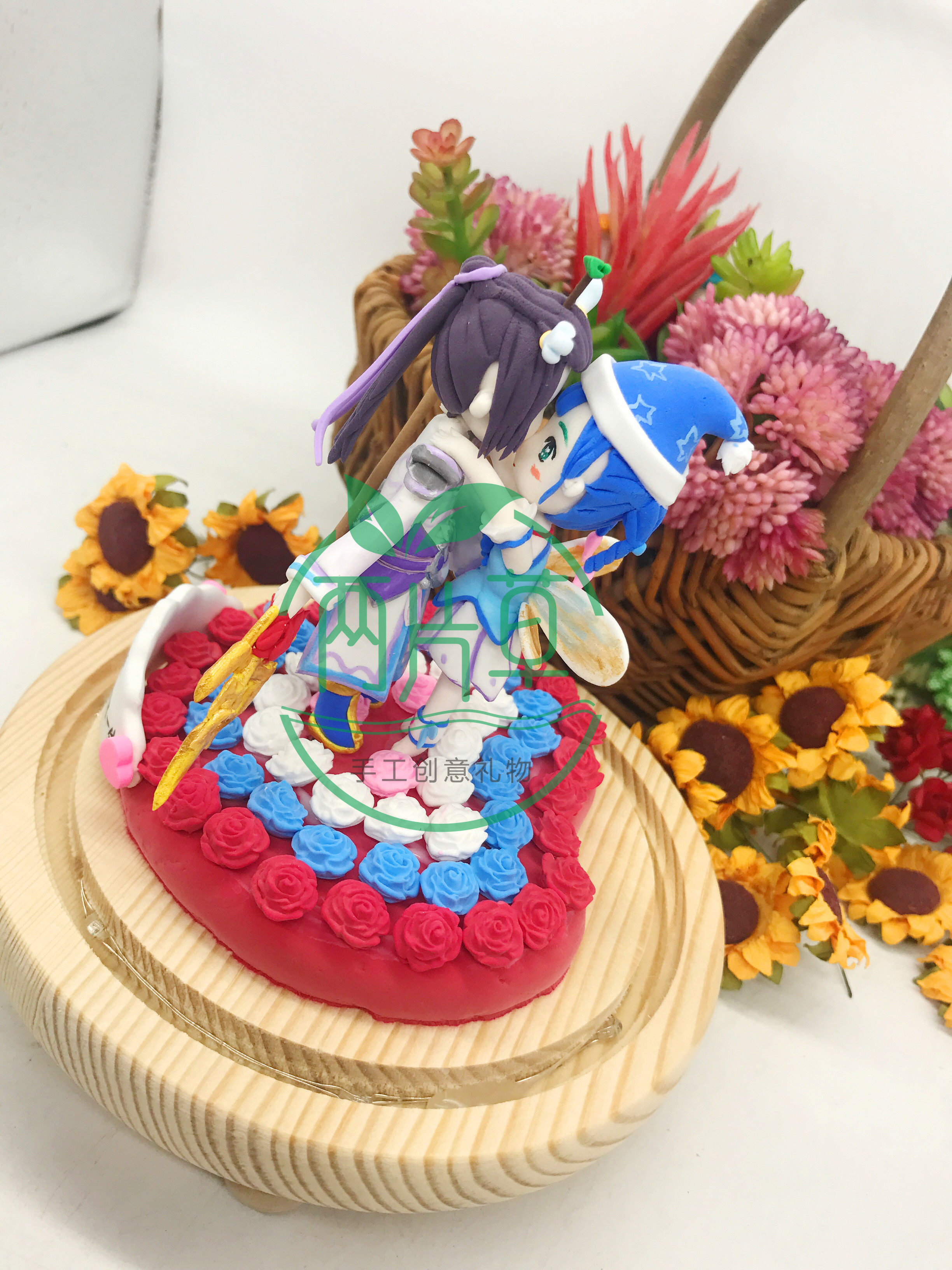 梦幻西游手办龙太子摆件模型人物公仔黏土角色模型珍藏定制包顺丰