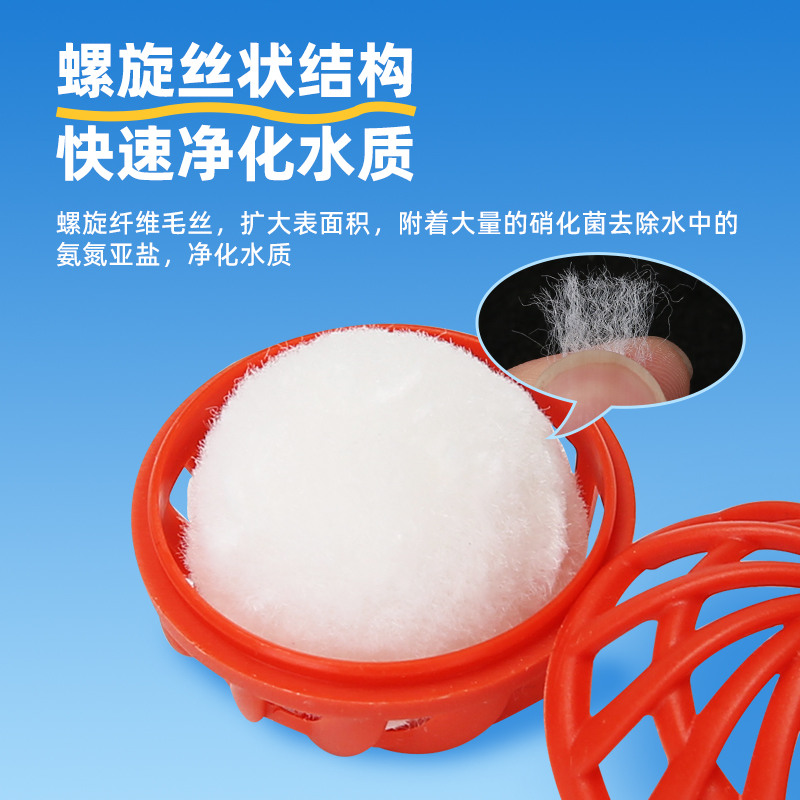 沃韦朗鱼缸过滤棉专用滤材净水培菌细菌屋滴流过滤盒生化底滤材料 - 图2