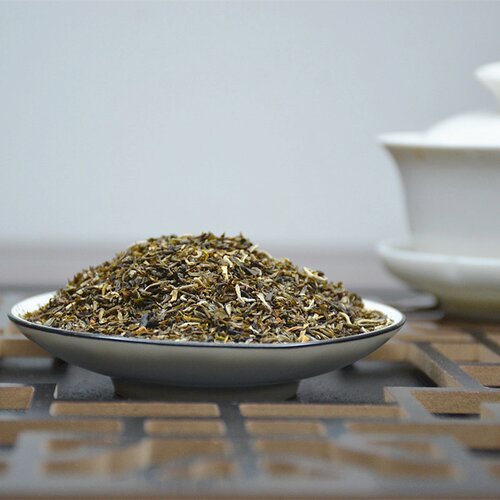 茉莉花茶高碎新茶浓香耐泡型茉莉高碎茶香片老茶客口粮茶散装500g - 图0