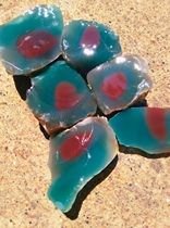 Purple Green Agate Raw Stone Mullet Shaanxi Loongan Qin Purple Jade Rivalries of Warring States South Red Salt Source Golden Paste Jade