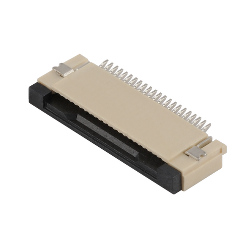 FFC/FPC翻盖下接0.5mm排线插座5 6 8 10 16 20 24 30-60pin连接器 - 图3