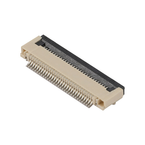 FFC/FPC翻盖下接0.5mm排线插座5 6 8 10 16 20 24 30-60pin连接器 - 图1