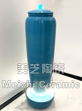 流水花瓶喷泉陶罐涌泉缸加湿器