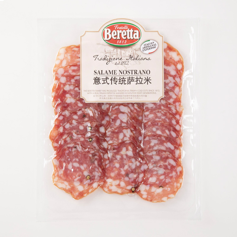 Beretta意式传统萨拉米100g 意大利米兰松露风干香肠切片西餐即食 - 图0