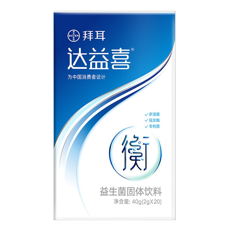 拜耳益生菌达益喜2g*20袋 拜耳健康消费品益生菌
