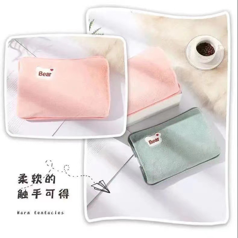 充电热水袋防爆式暖女生暖水袋冬季新款电暖手毛绒水袋