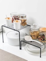 Tonguette Kitchen Supplies Rack Table condiment storage rack Lower sink bowls Shelf Home Grand-all