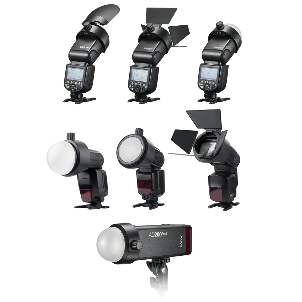 神牛S-R2 光效套装AK-R1 AD200proII AD100pro V100 V1pro柔光罩 - 图2