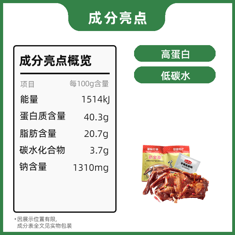 新金泰酱板鸭湖南常德手撕老鸭整只特产零食小吃休闲食品开袋即食 - 图2