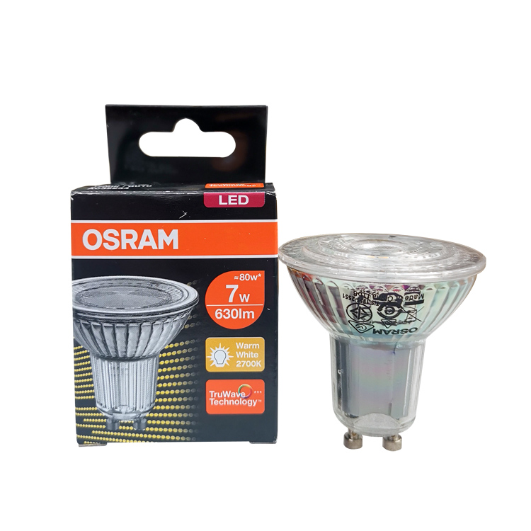 OSRAM欧司朗GU10灯杯LED220v4.5W5.5W7W PAR16LED射灯杯灯泡光源-图3