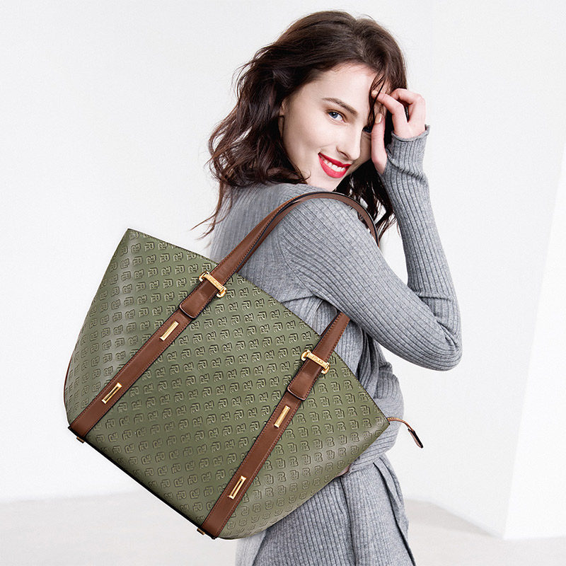 pld保兰德2020牛皮女大容量包包 powerland保兰德女士包袋