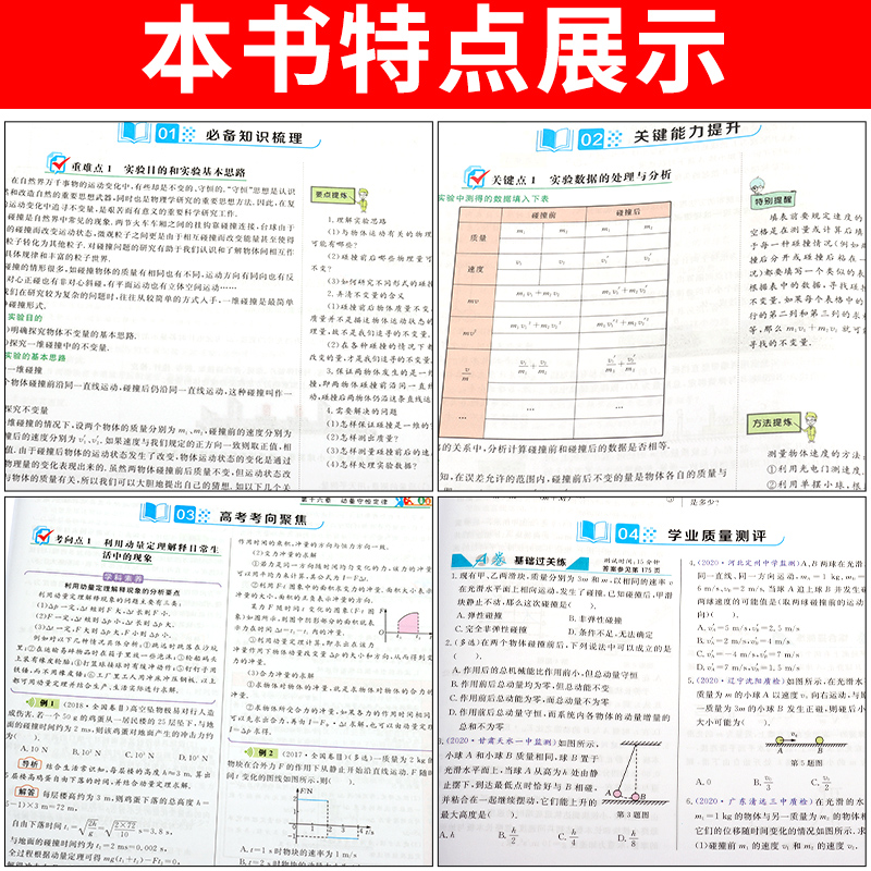 正版重难点手册高中物理选修3-5人教版RJ高中物理同步讲解训练习题册辅导资料高中物理选修三杠五重点知识手册物理选修3一5-图1