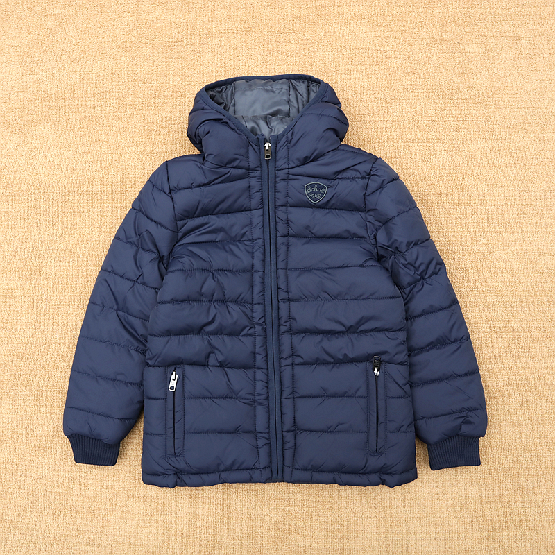 2025新款出口欧美男童冬季加厚羽绒棉衣中大童休闲保暖运动棉服潮 - 图0