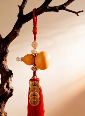 乔迁真葫芦门装饰后视镜挂件