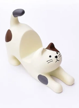 kka伸懒腰猫咪小摆件花猫手机
