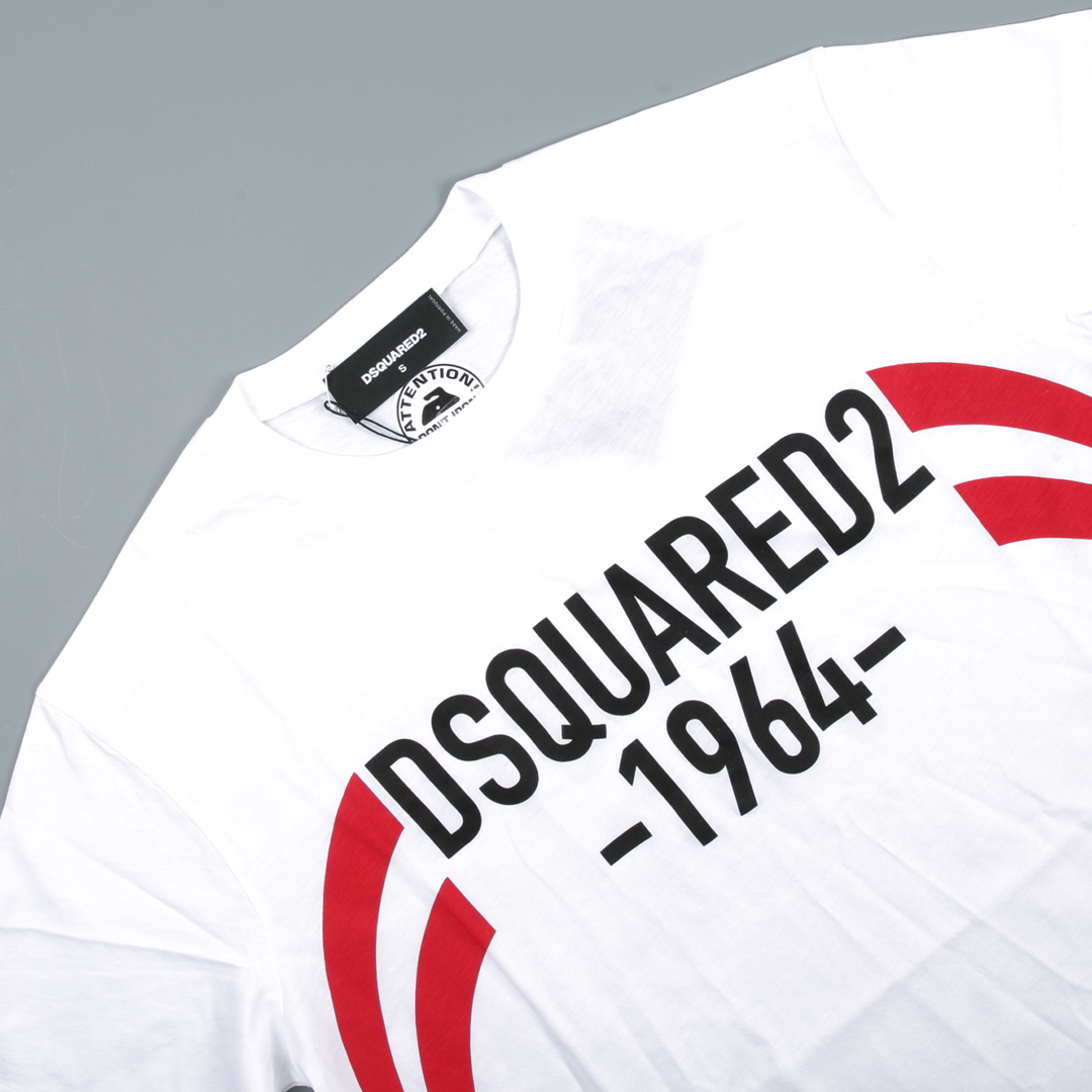 Dsquared2 D2次方 男士字母LOGO时尚短袖圆领T恤S74GD0805 S22427 - 图3