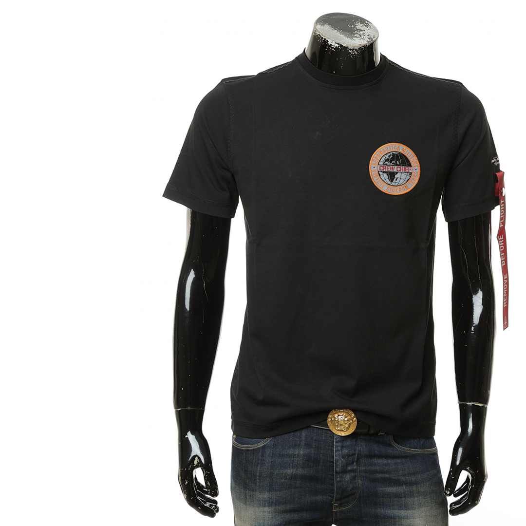 Aeronautica Militare AM空军 男士时尚纯棉短袖T恤241TS2209J635 - 图0