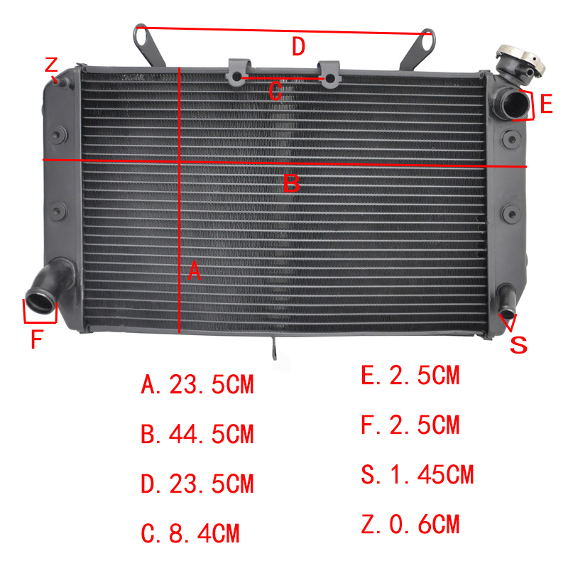 FZ1000 FZ1 06-14年 FZ8 11-13年 FZ1S 15年水箱散热器水冷器包邮-图2