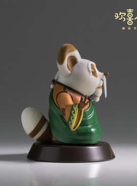 功夫熊猫冥想师父正版潮玩手办