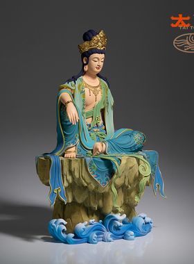 铜师傅太铜水月观世音限量摆件