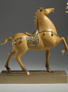 铜师傅马到成功铜马摆件开业礼品