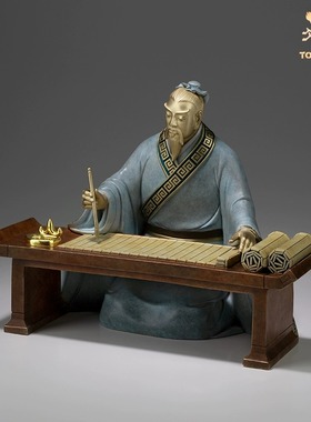 铜师傅春秋战国传奇书房铜摆件