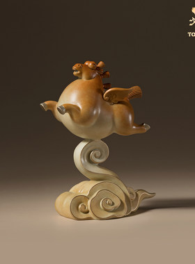 铜师傅马年铜马摆件马上飞黄腾达