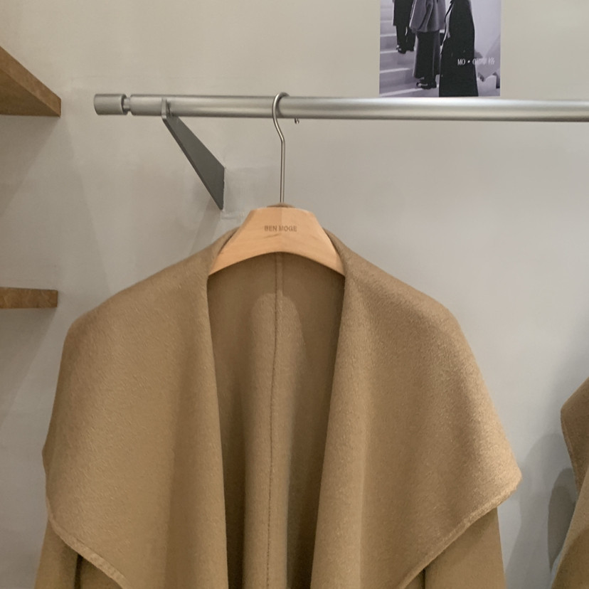 繁花冬上新法式简约翻领宽松长款羊毛外套（含92.5绵羊毛）5D7N0,淘宝优惠券,粉丝福利购,淘宝优惠卷