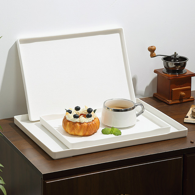 European-style round tray household watering cup simple commercial hotel storage tray fruit snack dessert display tray