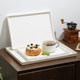 European-style round tray household watering cup simple commercial hotel storage tray fruit snack dessert display tray