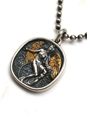 小众匠艺原创古罗马财富女神镶金