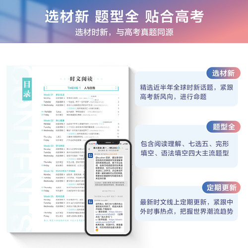 2027星火英语高中英语时文阅读与中国文化同源外刊时文阅读完形填空阅读理解七选五语法填空高中英语巅峰训练英语复习必刷题 - 图3