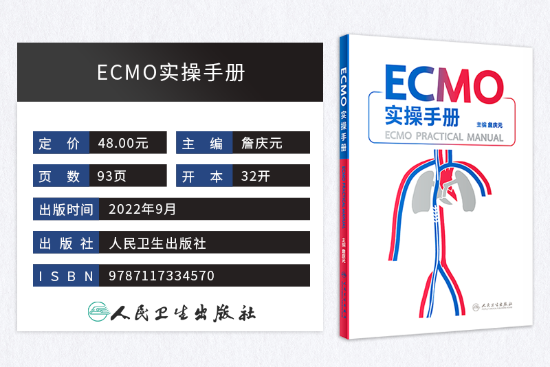 ECMO实操手册+ECMO临床应用附典型病例及操作视频+ECMO手册正版3本ecmo体外膜肺氧合监测护理ICU急危重病体外生命心肺支持呼吸循环 - 图2