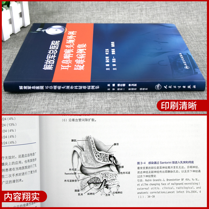 正版解放军总医院耳鼻咽喉头颈外科疑难病例集杨仕明申卫东主编耳鼻喉科学书籍人民卫生出版社9787117274951-图2