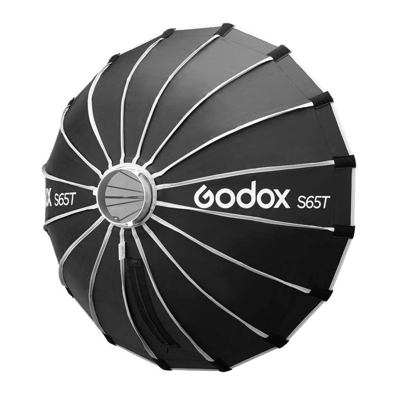 Godox神牛S65T S85T S120T伞式快开柔光箱网格格栅抛物线便携式外拍快速安装拆卸保荣多卡口灯箱-图2