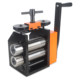 Small hand-cranked tablet press for gold and silver