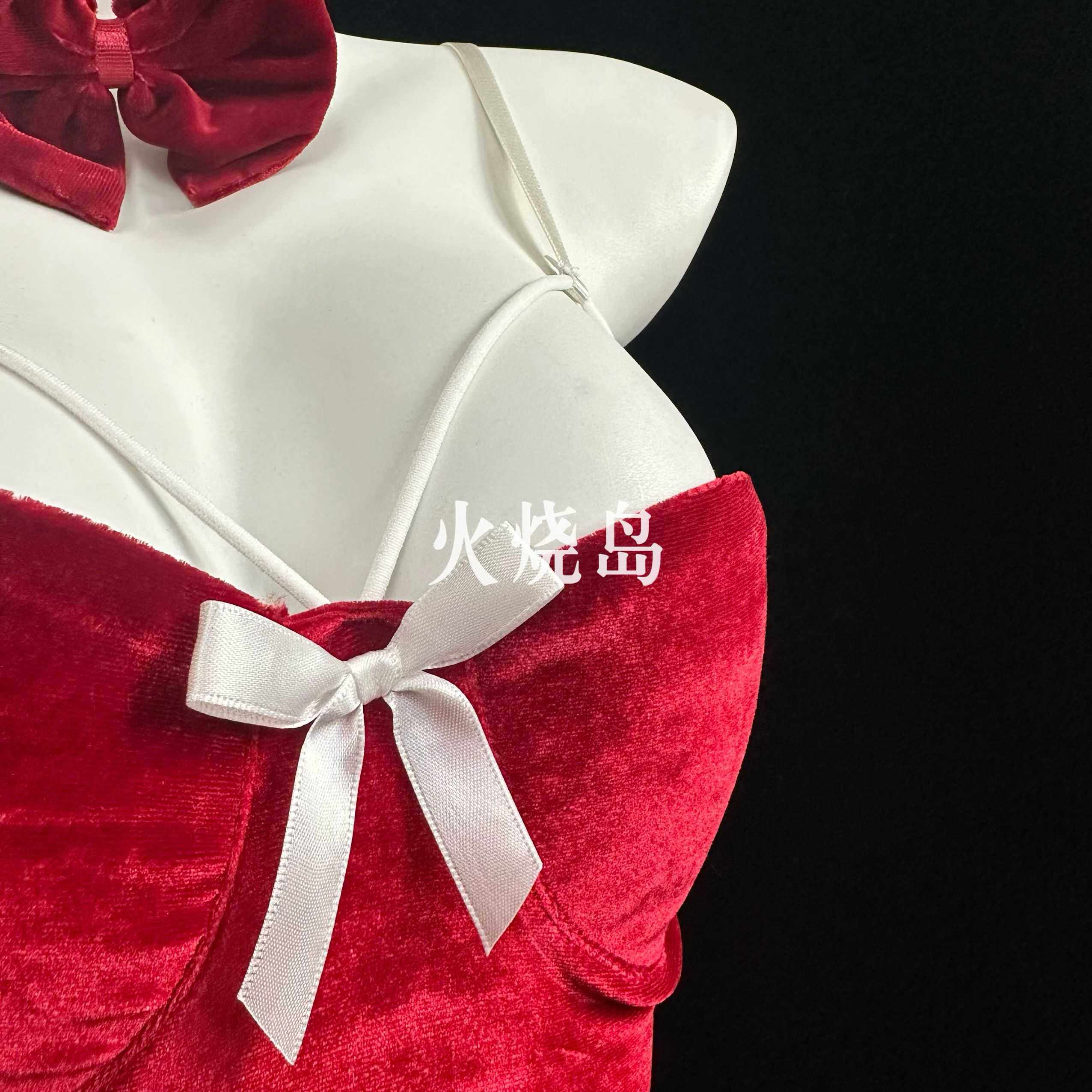 火烧岛 性感内衣俏皮丝绒圣诞兔女郎纯欲连体套装,淘宝优惠券,粉丝福利购,淘宝优惠卷