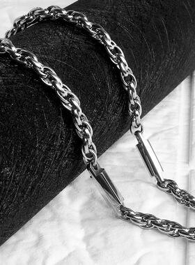 新款泰国佛牌链霸气钛钢项链男现货原创设计挂链项链子