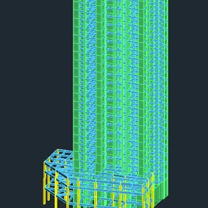 土木工程设计代做桥梁道路建筑结构设计迈达斯pkpm建模计算书CAD-图2