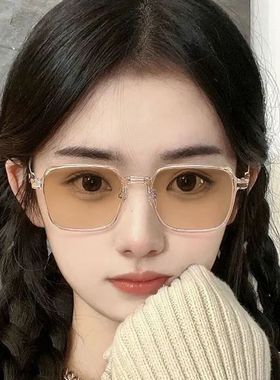 GP日夜两用变色太阳眼镜女超轻带偏光高颜值大脸显小网红街拍素颜