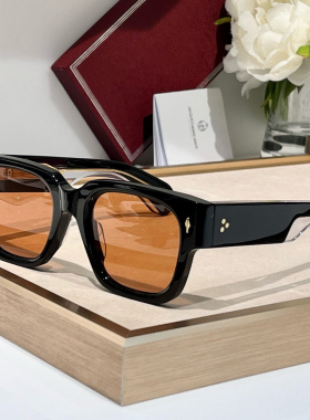 跨境JACQUES JMM ENZO贵金属板材复古方框太阳镜男商务墨镜UV400