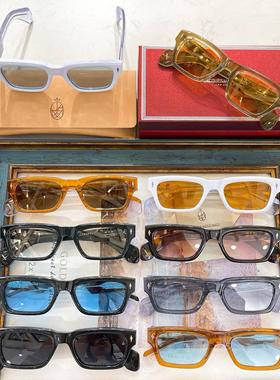 新版JACQUES JMM ASHCROFT光致变色方形太阳镜男女防紫外线墨镜