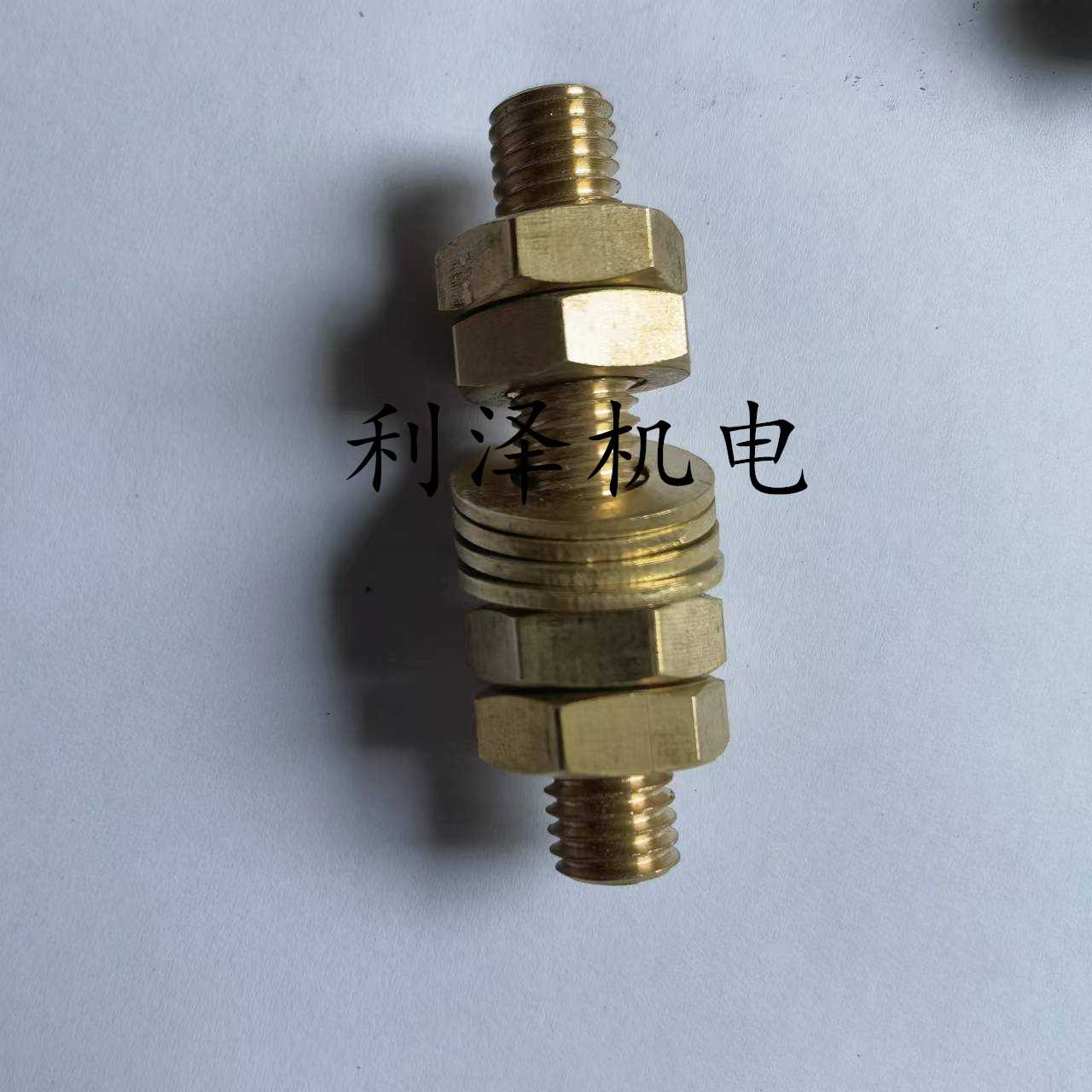 电焊机纯铜螺丝补偿器接线双头丝杆螺丝M6 8 10 12长60mm焊机配-图1