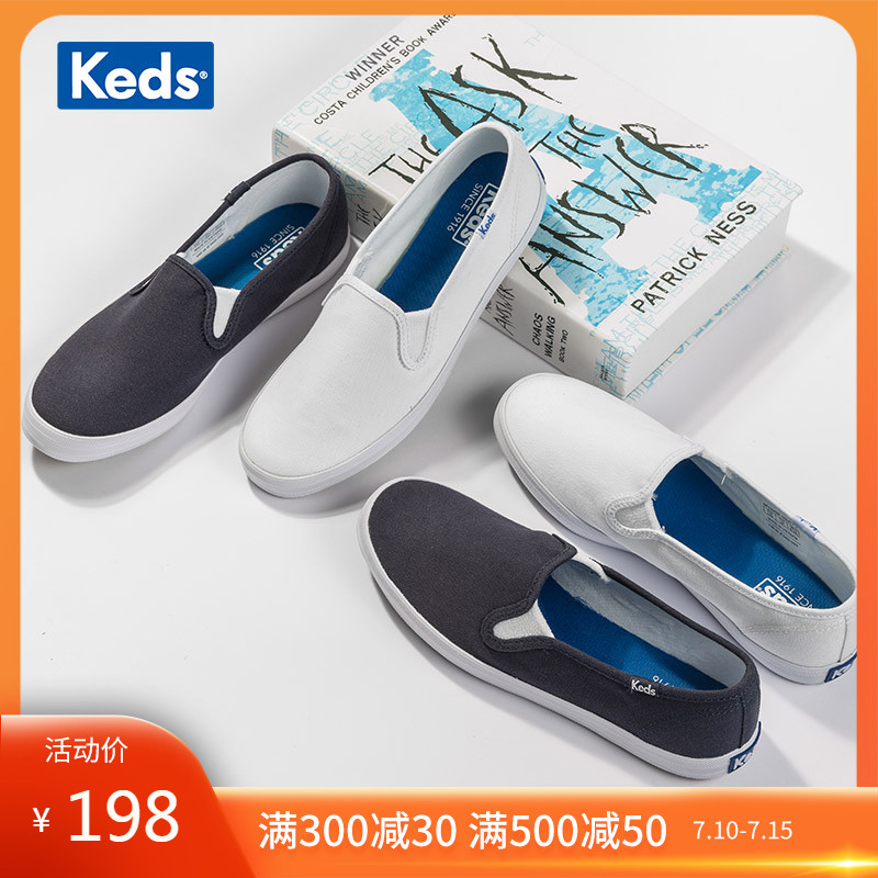 Keds旗艦店女鞋百搭樂福鞋懶人鞋小白鞋帆布鞋 WF23240 WF12911